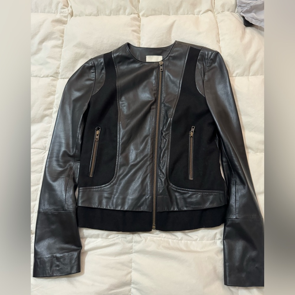 Joie lambskin leather jacket